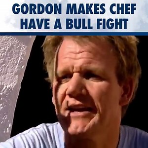 Gordon's way of telling this chef he needs to listen to instructions... | Ramsay's Kitchen Nightmares
