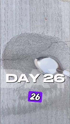 Day 26 of Breaking this Brick With a Spoon 🥄🧱🔥
