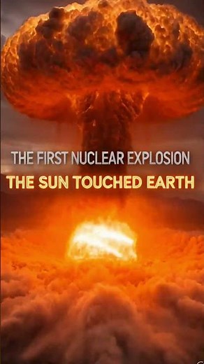 The First Nuclear Explosion in History | Trinity Test 1945