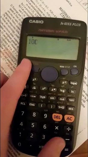 Cómo hacer número combinatorio calculadora científica