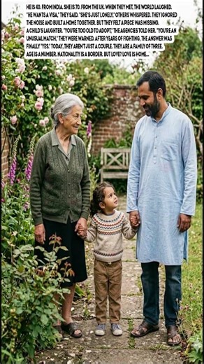 70-YEAR-OLD BRITISH WOMAN & 40-YEAR-OLD INDIAN MAN: MEET THEIR ADOPTED CHILD