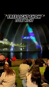 FREE Interactive light show every night ✨ This awesome show is called Illuvia. It is located at Epic Central in Grand Prairie near Dallas, Texas. | The Texas Family