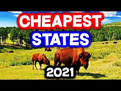 Top 10 CHEAPEST STATES to Live in America