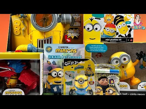 Minions The Rise of Gru Toy Collection Opening Review | MinionBot Robot Playset