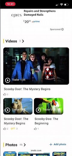 Scooby Doo, the mystery begins romantic movie ￼￼