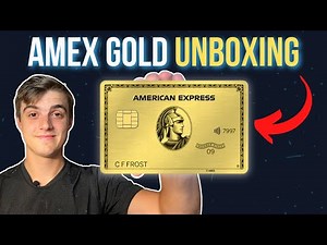 Amex Gold Card UNBOXING: Best METAL Credit Card Design?