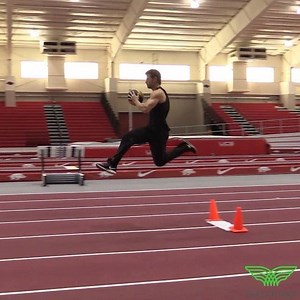 Long jump cone drill to take off 💣💥 Want to be better at long jump? Visit our website and download our App. 👉Check out @trackwired for more 📱Access training plans at trackwired.com 📥DM or email us to be featured ☑️Like us on Facebook #tracknation #jumpnation #highjump #practice #drill #trackwired #athletics #trackandfield | Trackwired