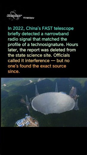 📡 China’s FAST Telescope and the Mysterious Technosignature