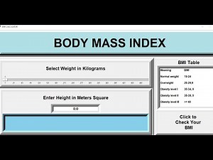 BMI Calculator In Python With Source Code | Source Code & Projects