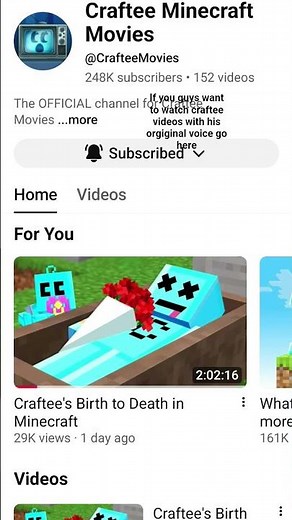 #craftee#crafteeminecraftmovies#oldcraftee#nostalgic