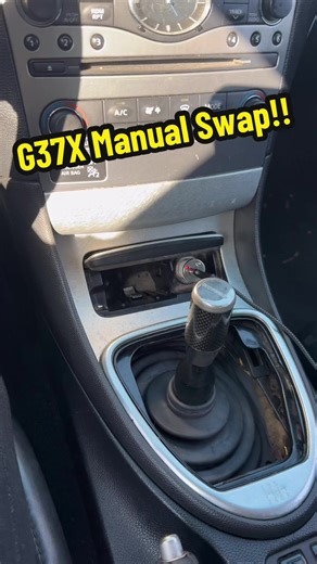Manual swapped G37X from AWD Auto to RWD Manual and replaced the motor at the same time. Ngl that was a project lol. I love these freaking machines!! #G37 #G35 #VQ #VQ37 #BuiltNotBought