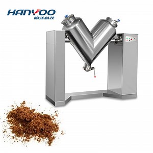 [Hot Item] Hanyoo V Shape Powder Mixing Machine Detergent Washing Powder Mixer Dry Blending Equipment