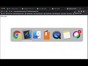 Creating an HTML file using Visual Studio Code and w3schools.com