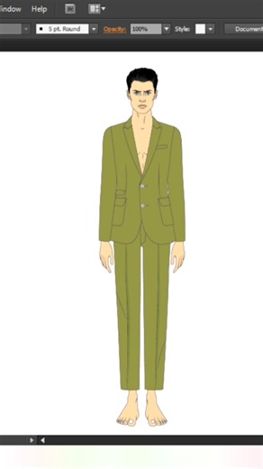 “How to Draw a Stylish Men’s Suit ✏️ (Beginner Friendly)” #shorts #shortsfeed #art #fashion #design