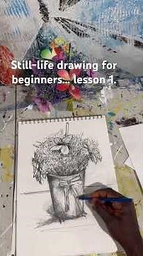 Beginners still-life drawing. Lesson 1.
