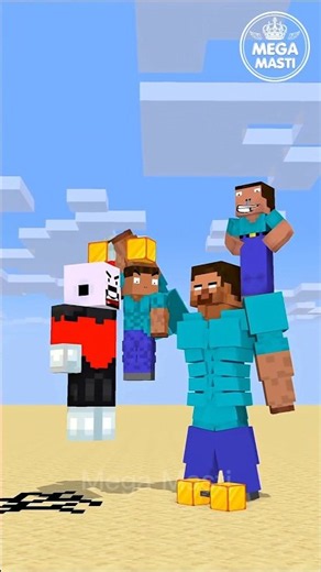 Herobrine Lifted Notch & Dumbbell😱|credit by‪@oreETV‬|#minecraft #shorts