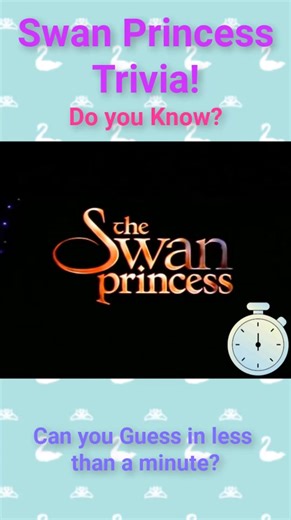 How well do you know The Swan Princess? Can you answer in less than one minute? Watch The Swan Princess movies with this link. https://www.swanprincessseries.com/pages/swan- princess-movie-collection #Like, #comment and #follow #swanprincessofficial #animation #movieVisit #theswanprincessmovie #swanprincess #theswanprincess #animation #fairytale #princessesonparade