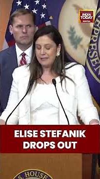 MAGA Republican Elise Stefanik Says She Is Dropping Out Of New York Governor Race | India Today