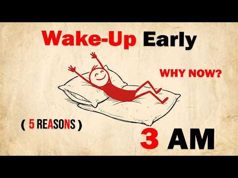 Wake Up Early Every Morning: The 3 AM Secret | Even If You Sleep Late | how to wake up early