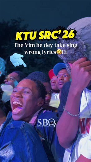 The Vim and wrong lyrics😂😂 📍@KTUSRC Week Celebration - Artist Night #SBOlive #fyp #goviral #blacko #student