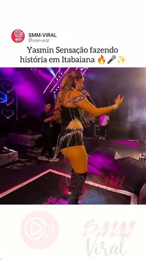 YASMIN SENSAÇÃO FAZENDO HISTÓRIA EM ITABAIANA 🔥🎤✨ #show #music #fyp #musica #yasmin #viral