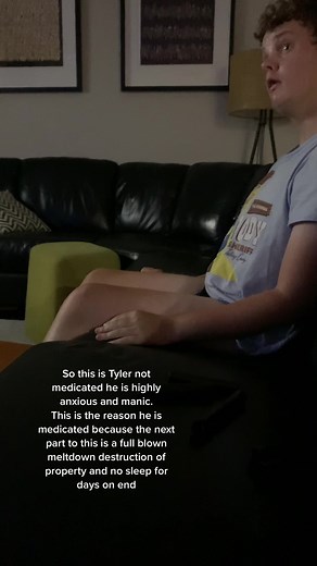 Trigger warning this is Tyler pre-meltdown he has asked me to show people on TikTok because this Tyler is manic and anxious and all the redirection can’t help him..only meds #Meltdown #Anxiety #AutismAwareness #Autism #SpecialNeeds