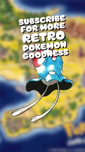 Tentacool’s classic look in Generation I: Pokémon nostalgia! 🌊🎮