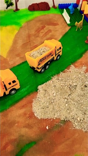 Toy Trucks at Work! 🚜💨 | #kidsshorts #youtubeshorts