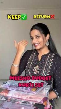 Keep✅or Return❌challenge from Meesho🥰💥 #meeshohaul #meeshoshopping #keeporreturn #tamilvlog