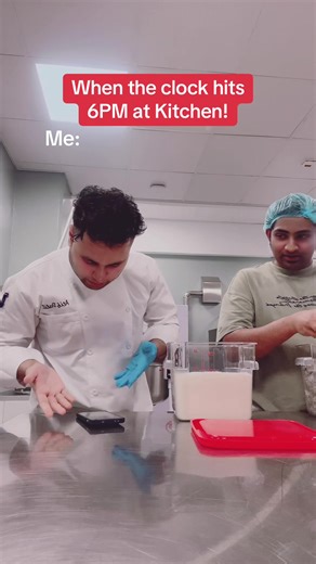 Humorous Moments of a Bakery Chef at 6 PM