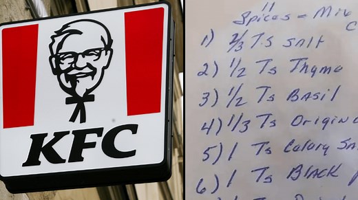 KFC’s top secret '11 herbs and spices' for chicken was leaked by Colonel Sanders’ nephew Joe Ledington