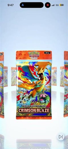 Crimson Blaze Daily Booster Pack | We Got A Mega Evolution #pokémontcg #pokemon #boosterpacks