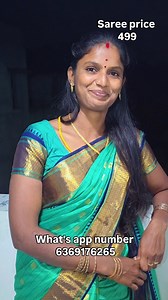 6K views · 4.6K reactions | Saree price 499 free shipping what's app number 6369176265 | Nandhukutty Nayu | Facebook
