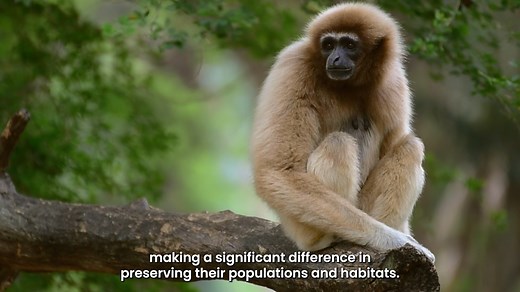 Meet the singing, swinging gibbons that populate Asia's forests. Their survival is vital for #biodiversity. By spreading seeds, they regenerate forests that sustain local communities. But habitat loss and hunting threaten their existence. Find out more below IUCN Save Our Species | IUCN