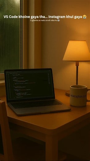 Himanshu😍 on Instagram: "Kyu nhi horahi Coding 🫤❤️‍🩹 . . . . . #vscode #openpp #instagram #scrollreels #1hour #coding #relatable"