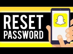 How To Reset Snapchat Password With Email