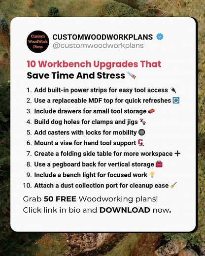 10 Workbench Upgrades That Save Time and Stress