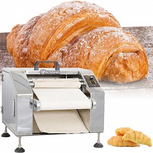 [Hot Item] Automatic Bakery Equipment Croissant Rolling Forming Machine Small Croissants Bread Moulder
