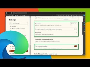 Microsoft Edge New Features: Page Colors & Scrollbar Customization | How to
