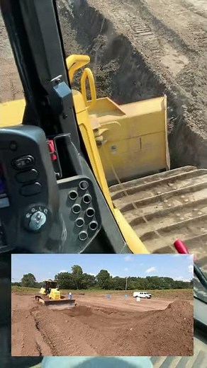 How to do Slot Dozing with a Bulldozer | #Shorts