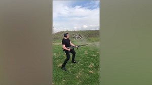 Elon Musk 'hip-fires' sniper rifle in viral post