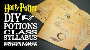Potions Class Syllabus – Harry Potter DIY