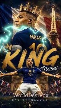 Kylian Mbappé – Speed of a Champion | Football Tribute Song | WorldDesiVox #fifaworldcup #shortsfeed