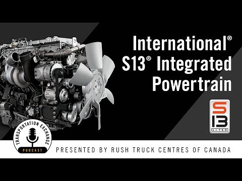 Learn more about the new International S13 Integrated Powertrain