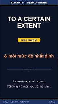 Ep22 - Chủ Đề Quan Điểm & Lập Luận - 15 Collocations Cho IELTS Band 5-7