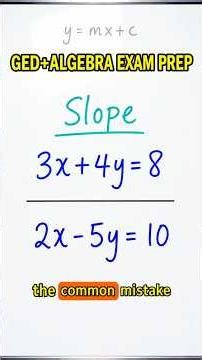 Find the Slope Without This Common Mistake