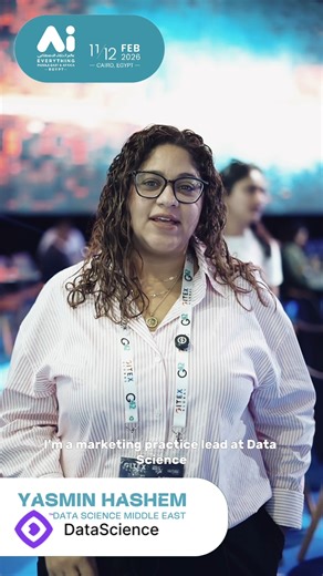 “We’re excited about AI Everything coming to Egypt and being part of the digital transformation and tech changes happening in Cairo.” Yasmin Hashem, Marketing Practice Lead at Data Science Middle East, shares her thoughts on exhibiting at AI Everything MEA Egypt next year. Be part of the region’s growing AI movement. Get involved: https://bit.ly/47HlwDa #AiEverythingMEAEgypt #GITEXGLOBAL #AIInnovation #DigitalTransformation #AIinMEA #TechLeadership #CairoTech | Ai Everything MEA