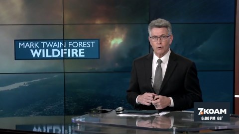 100  acres impacted by ongoing fire in Mark Twain National Forest