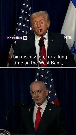 Trump: ‘I wouldn’t say we agree on the West Bank 100 percent’