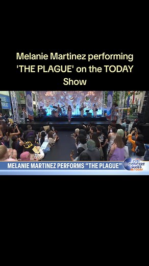 Melanie Martinez performing 'THE PLAGUE' on the TODAY Show 🎻🎶🦴💉 #melaniemartinez #melanie_martinez #melaniemartinezfan #hadesmelaniemartinez #MM4
